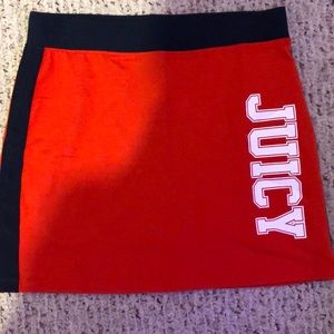 Blue white and red juicy couture tight skirt